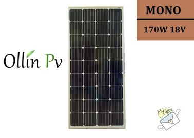 Sınıf A / B Monokristal Silikon Güneş Pilleri 170w Güneş Panelleri Hindistan