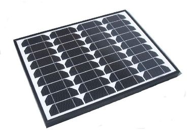 12v Pil Şarj Kapalı Izgara için 60 Watt Siyah Çerçeve Monokristal Güneş Panelleri