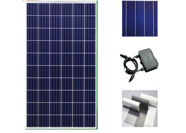 Temiz Enerji Silikon Güneş Panelleri 260 Watt, Ev Sistemi Siyah Güneş Panelleri