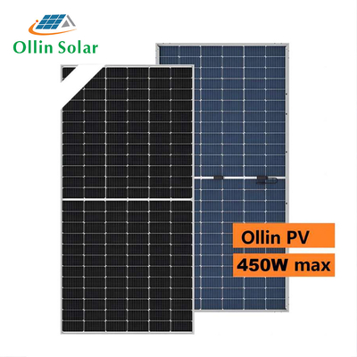 Yarım Hücre Monokristal Güneş Paneli PV Modülü Güneş Enerjisi Paneli 440W 450W 455W