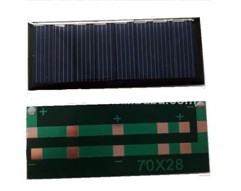 Mini epoksi reçine güneş paneli 2V 0.6W teller polikristal silikon kurulu DIY pil güneş enerjisi ile
