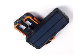 Mikro USB Portu Taşınabilir 12 Volt Güneş Pil Şarj Toz Geçirmez Ve Sorunsuz