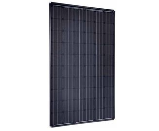 Su geçirmez Siyah Güneş PV Panelleri / 250 Watt Monokristal Güneş Paneli
