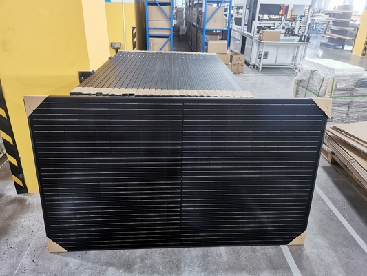 satın al IP65 Su Geçirmez Tam Siyah Mono Güneş Paneli 450w 455w 460w online manufacture