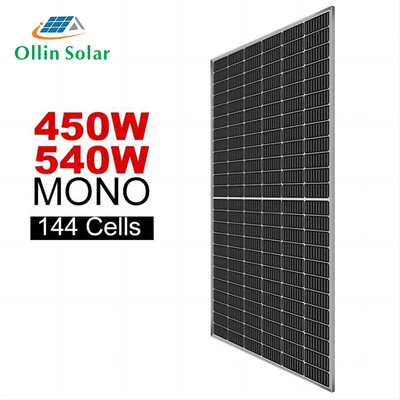 satın al 550W Yarım Hücreli Mono Güneş Paneli Eloksallı Alüminyum Alaşımlı Çerçeve Güneş Enerjisi Paneli online manufacture