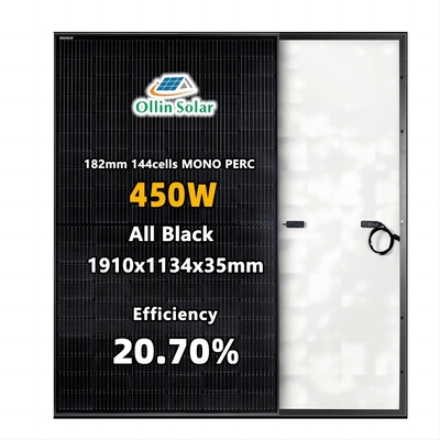 satın al Evler için 445W 450W 455W 460W Mono Güneş Paneli Yarım Hücre Güneş Paneli Kiti online manufacture
