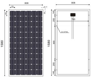 satın al Izgara - Bağlı Güç Üretimi Sistemi için 190 Watt Monokristal Güneş Modülü online manufacture