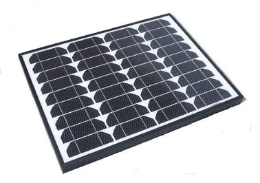 satın al 12v Pil Şarj Kapalı Izgara için 60 Watt Siyah Çerçeve Monokristal Güneş Panelleri online manufacture