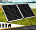250W 300W 400w Katlanabilir Cam Güneş Panelleri Kamp Kitleri