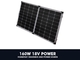 160W 200W 400w Katlanabilir Cam Güneş Panelleri Kamp Kitleri