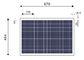 Beyaz Çerçeve 12V Güneş Paneli 3.2mm Yüksek İletim Temperli Cam Ön Cam