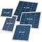 Güneş Sokak Işık Hareket Sensörü için 30 Watt Silikon Güneş Panelleri Yüksek Verim