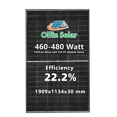 TOPCON N TİPİ 480W N TİPİ MONOKRİSTAL GÜNEŞ PANELİ