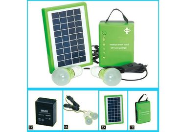 5w güneş pv modülleri ve bir pil 2 ampuller ile normal taşınabilir güneş paneli şarj cihazı