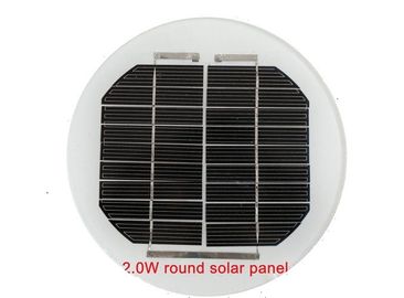 Mini Trafik Işığı İçin Siyah 2 Watt Yuvarlak Güneş Paneli No Frame Şarj Cihazı